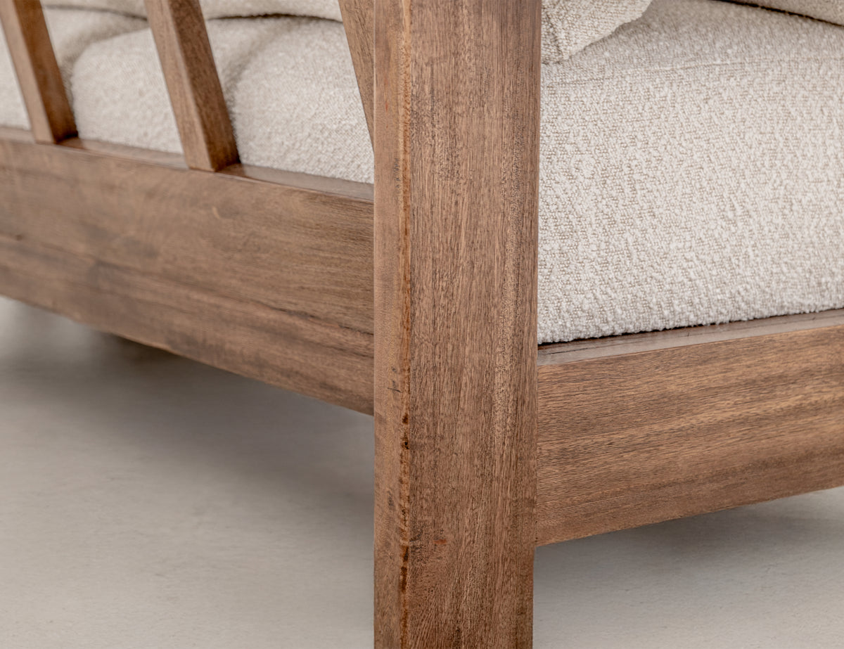 Duna Sofa, Wooden Frame, Upholstered