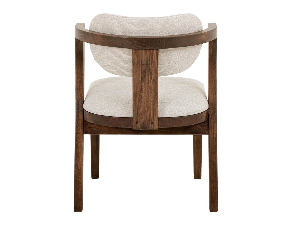 Zaphiro Upholstered Chair, Brown - IFD5951CHUIV