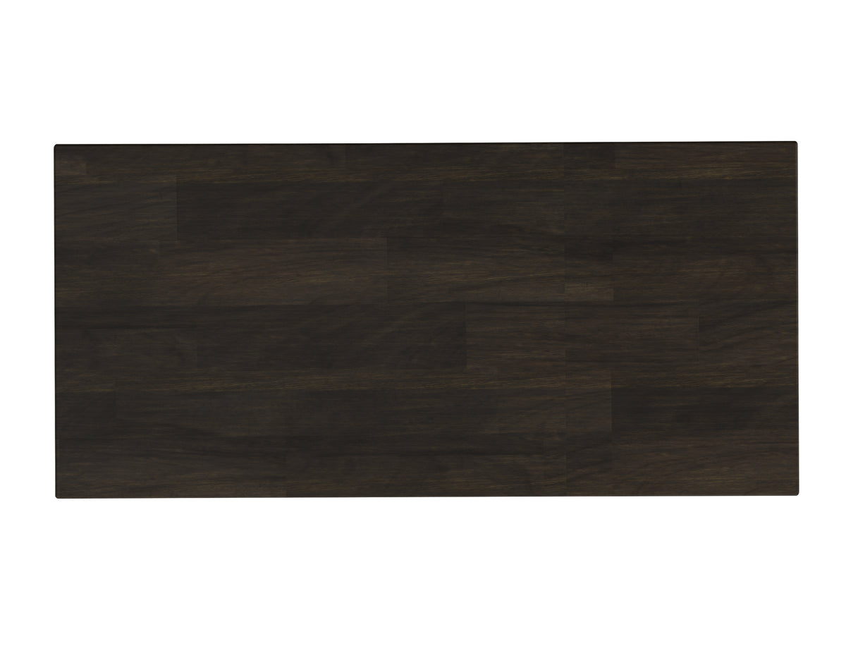 Dark Mezquite Table, Black, Wooden
