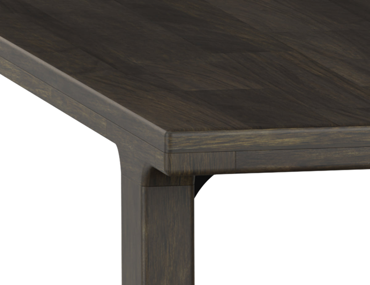 Dark Mezquite Table, Black, Wooden