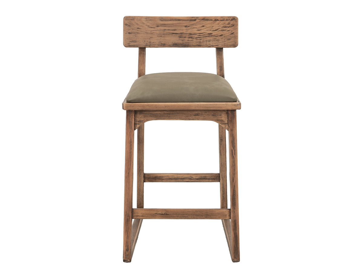 Balam Upholstered Barstool, Brown, 30" - IUP422-BST30-232