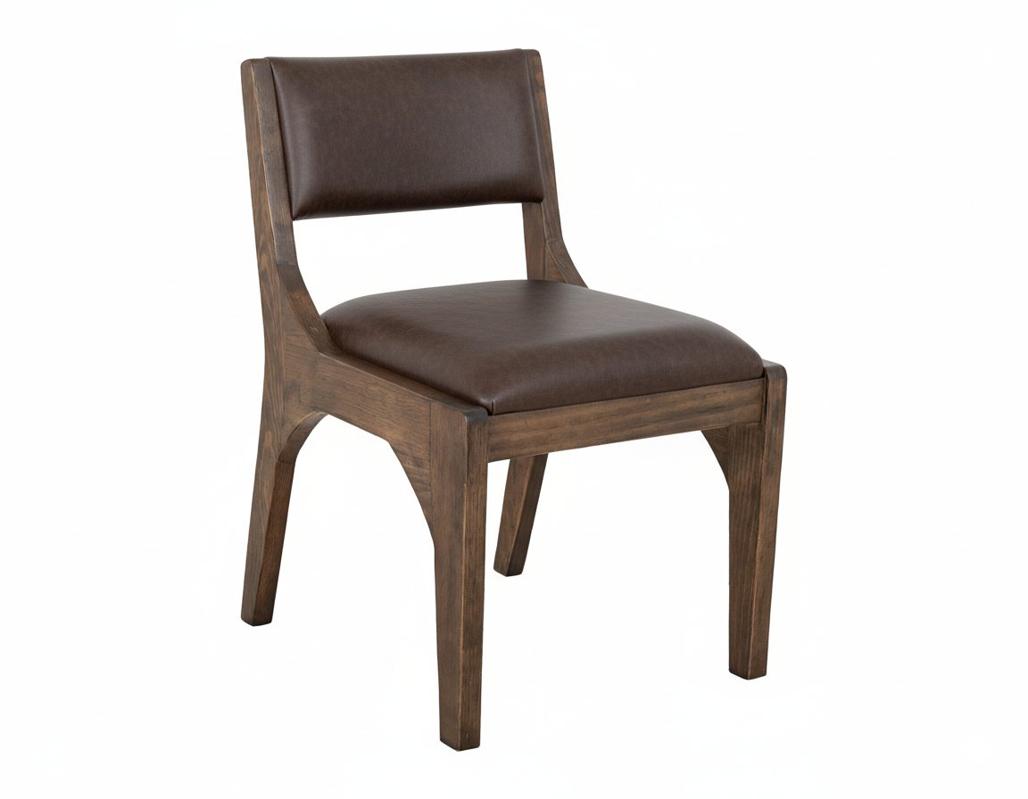 Zaphiro Upholstered Chair, Brown - IFD5952CHUBN