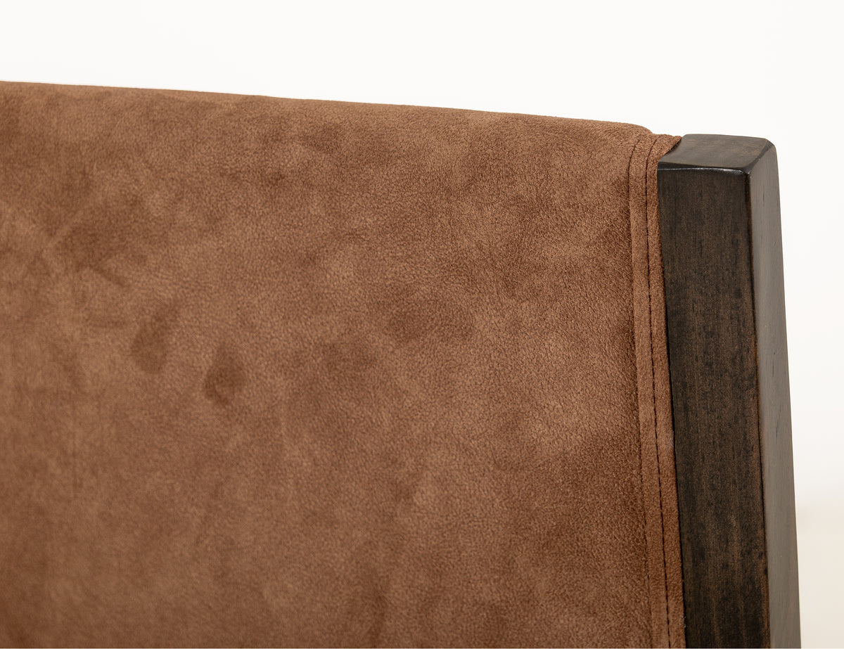 Raramuri Upholstered Chair, Black, Poly Suede - IFD4851CHUBN