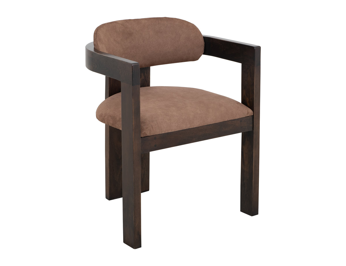 Raramuri Upholstered Chair, Black, Poly Suede - IFD4852CHUBN
