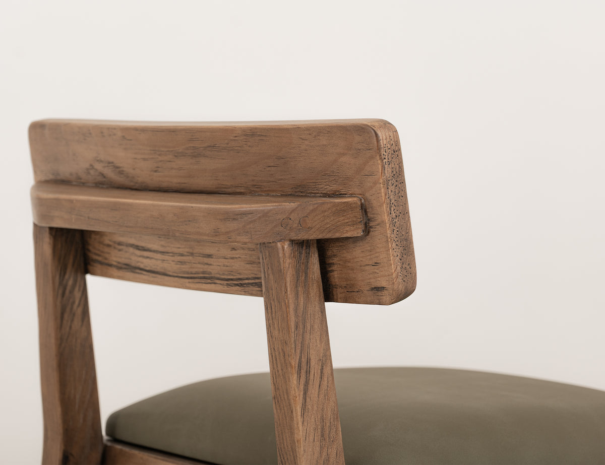 Balam Upholstered Barstool, Brown, 30" - IUP422-BST30-232