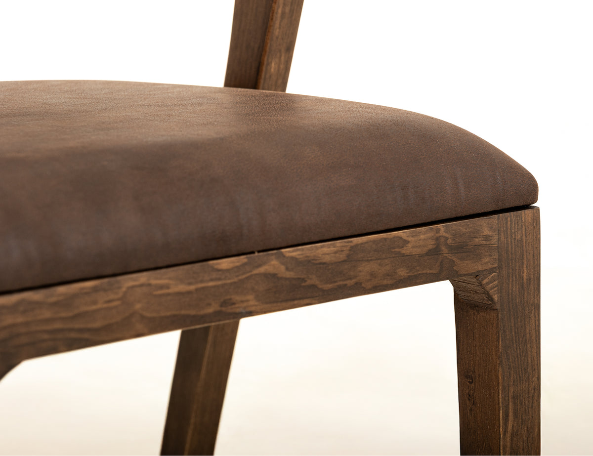 Zaphiro Upholstered Chair, Brown - IFD5951CHUBN