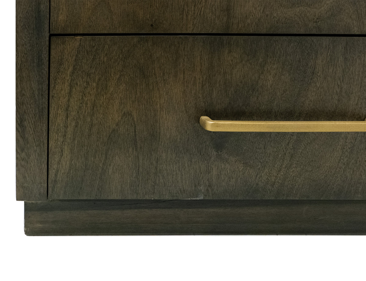 Dark Mezquite Chest, Black, 5 Drawer - IFD6632CHT