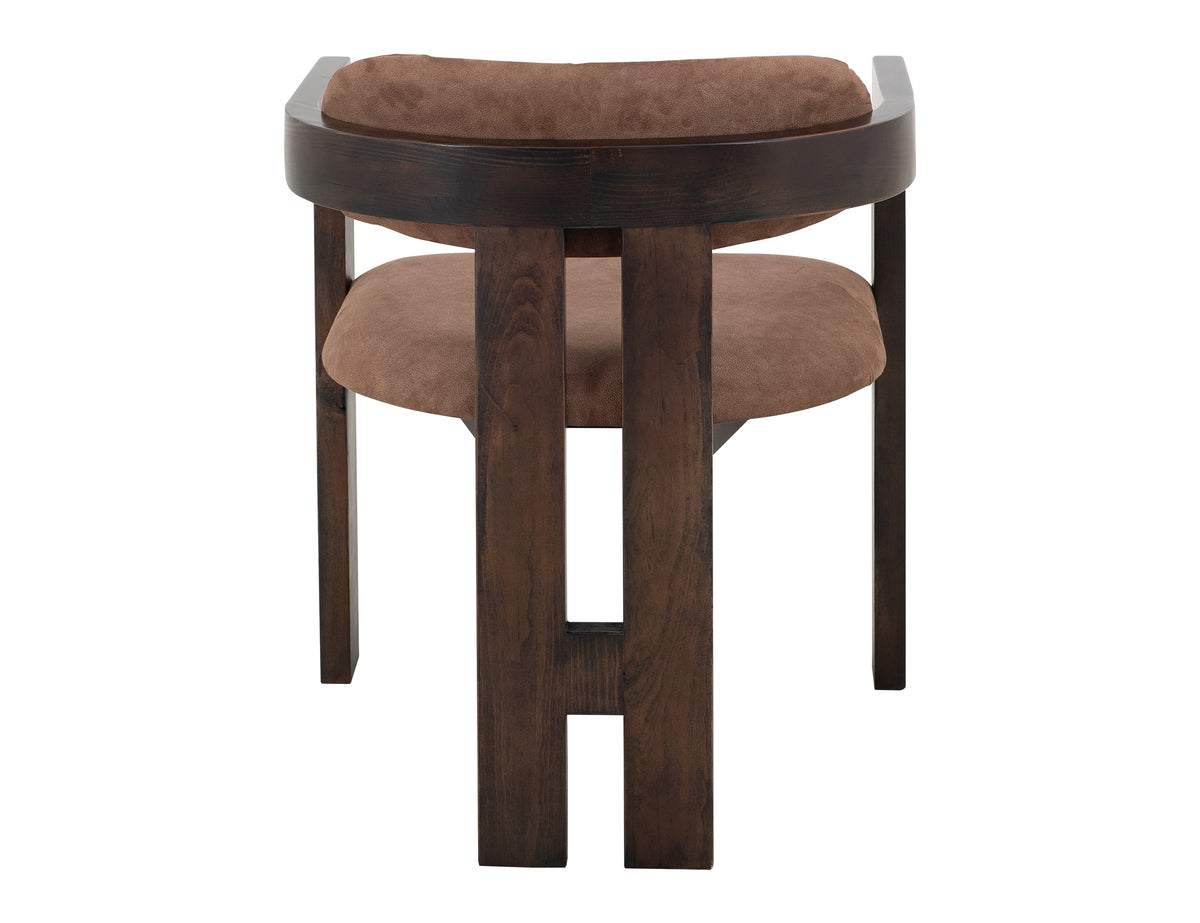 Raramuri Upholstered Chair, Black, Poly Suede - IFD4852CHUBN