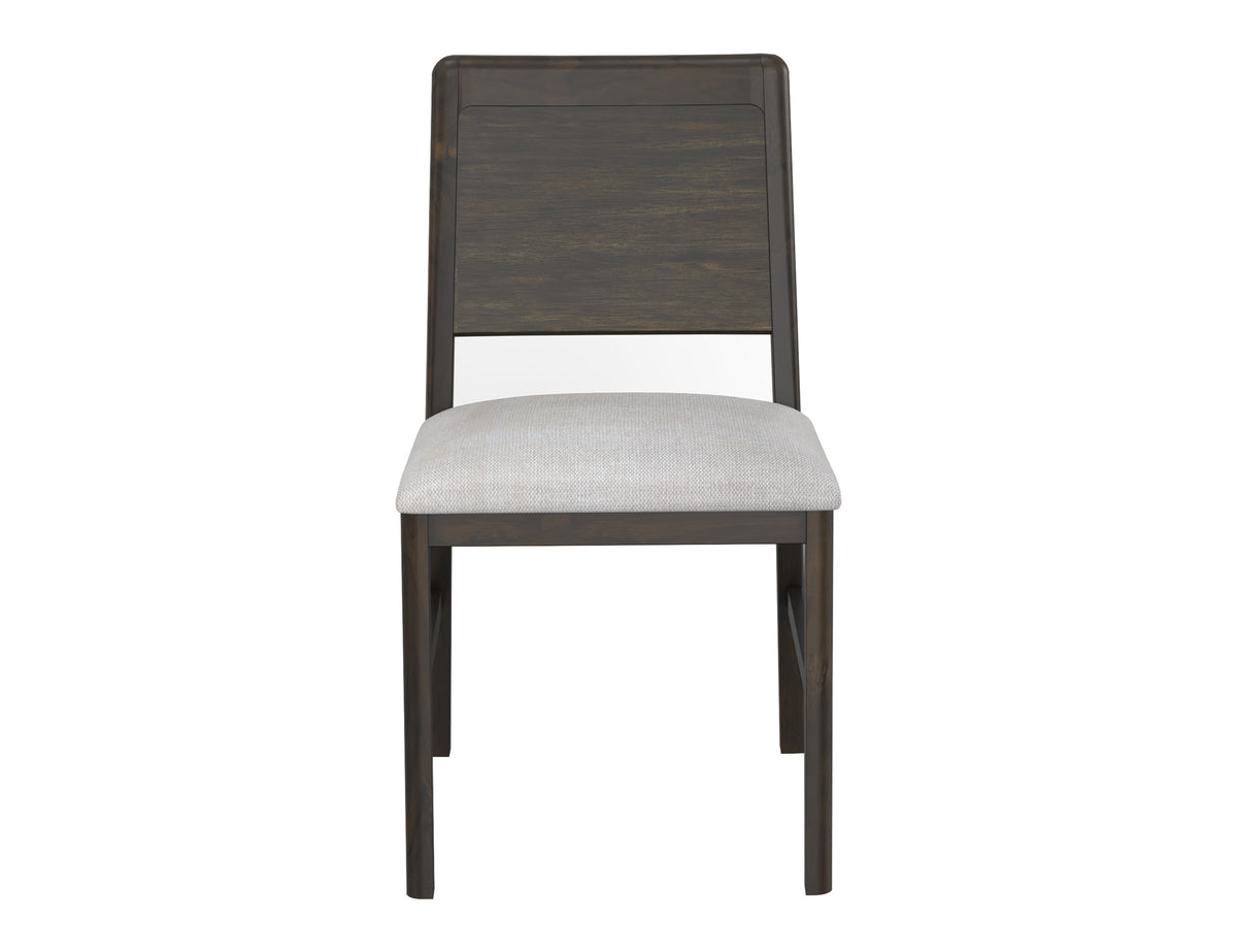 Dark Mezquite Chair, Black, Wooden