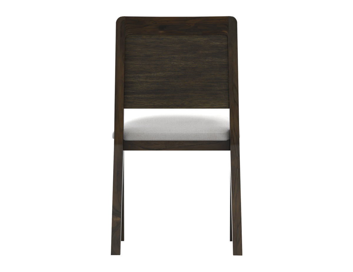 Dark Mezquite Chair, Black, Wooden