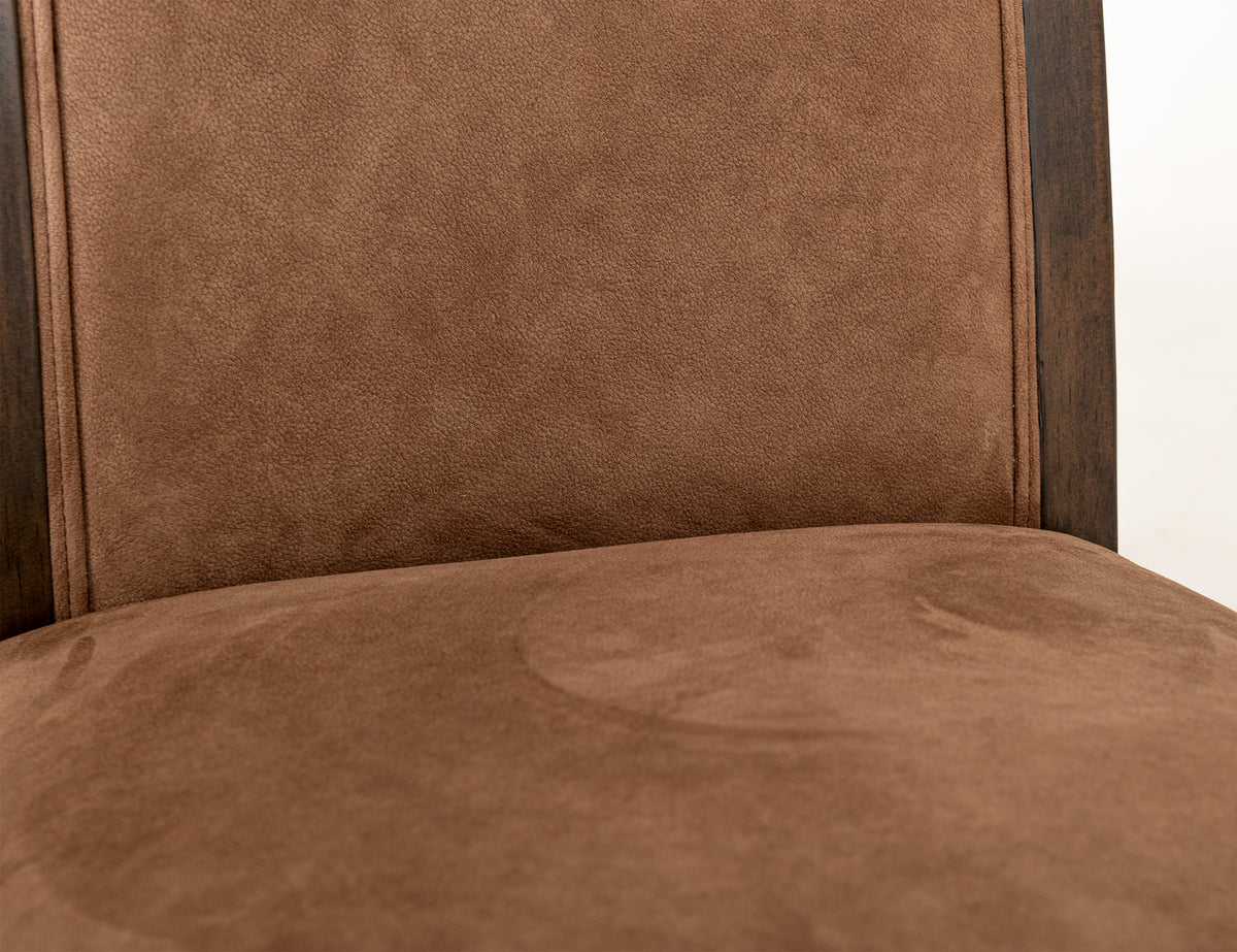 Raramuri Upholstered Chair, Black, Poly Suede - IFD4851CHUBN