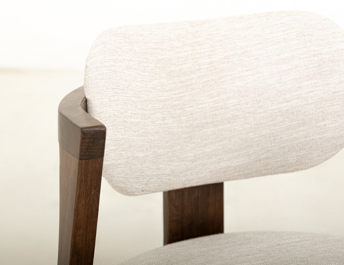 Zaphiro Upholstered Chair, Brown - IFD5951CHUIV