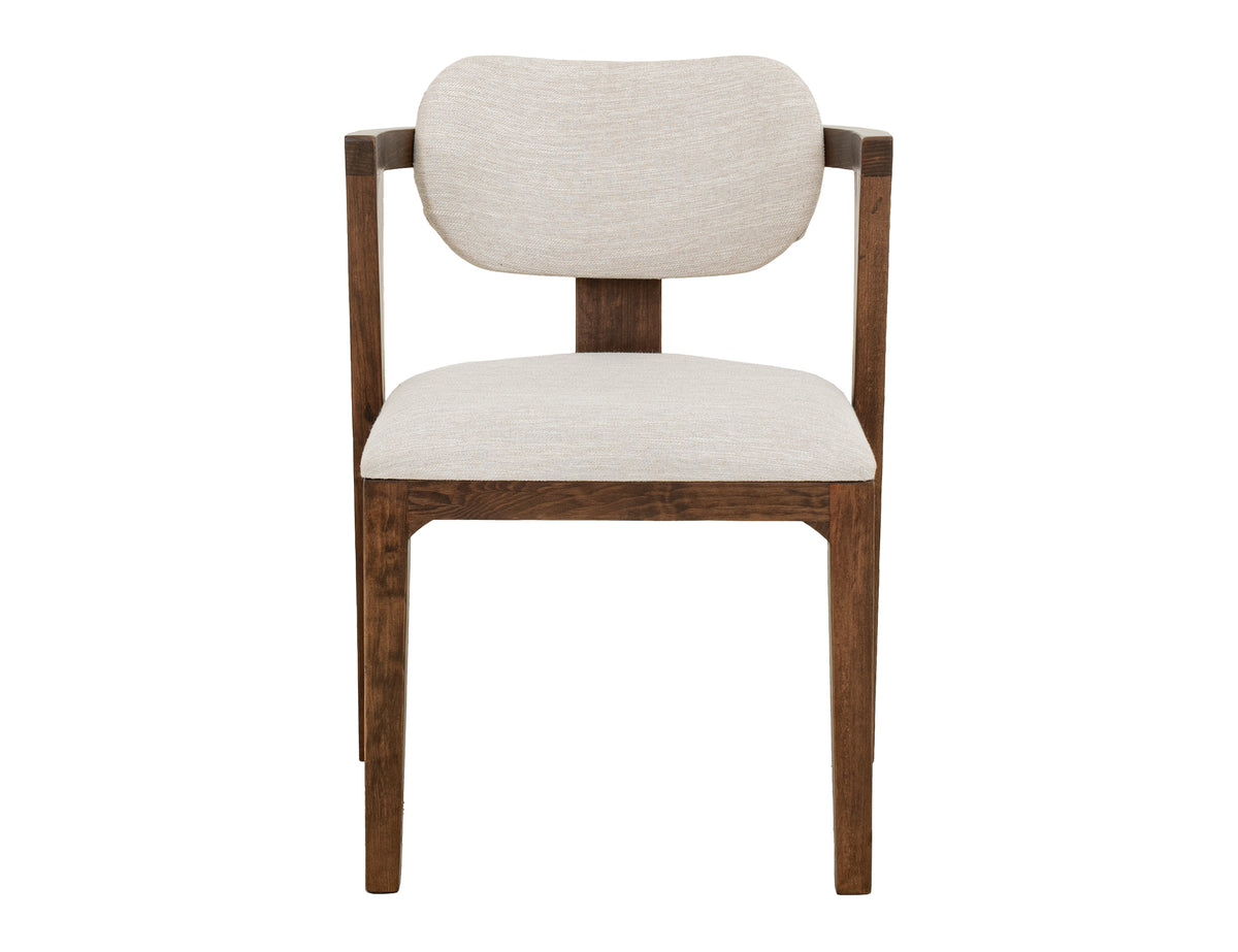 Zaphiro Upholstered Chair, Brown - IFD5951CHUIV