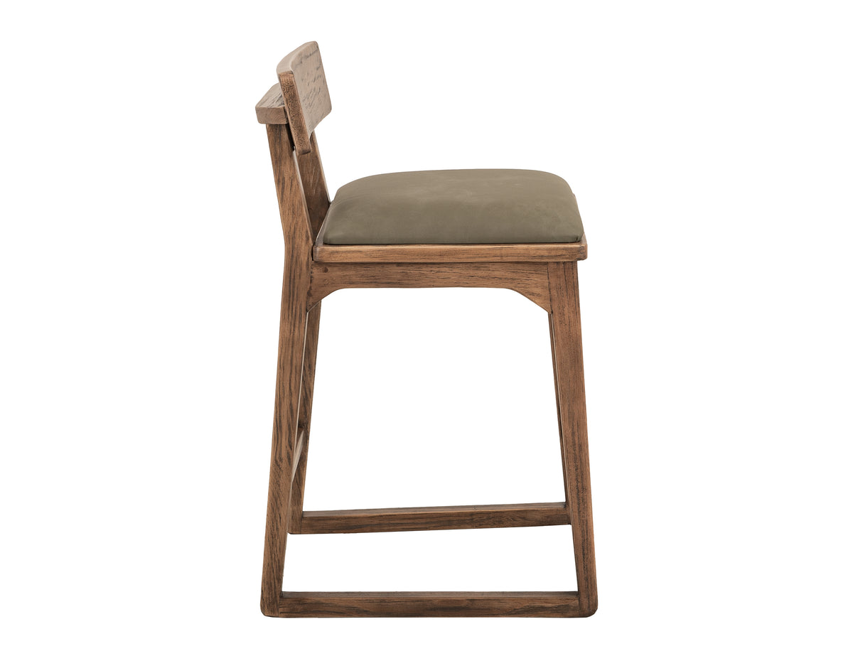 Balam Upholstered Barstool, Brown, 30" - IUP422-BST30-232