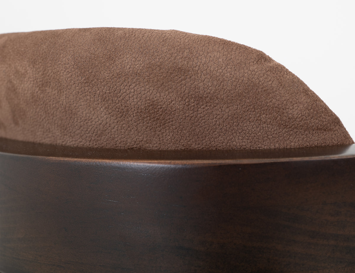Raramuri Upholstered Chair, Black, Poly Suede - IFD4852CHUBN