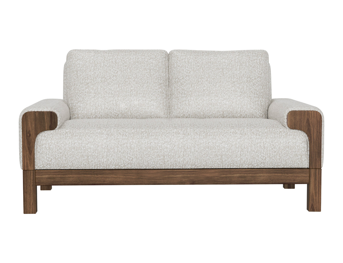 Sedona Loveseat, Beige, Wooden Frame & Base - IUP966-LOV-101