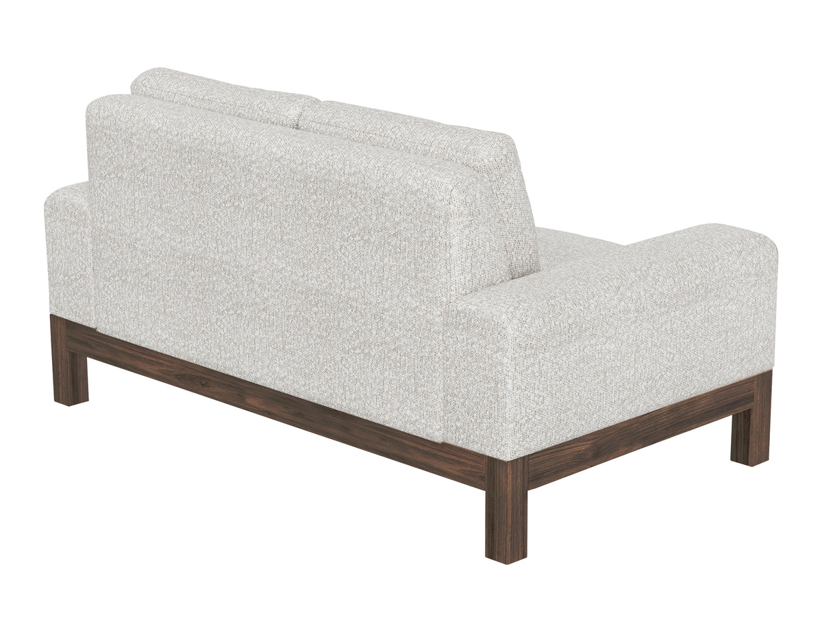 Sedona Loveseat, Beige, Wooden Frame & Base - IUP966-LOV-101