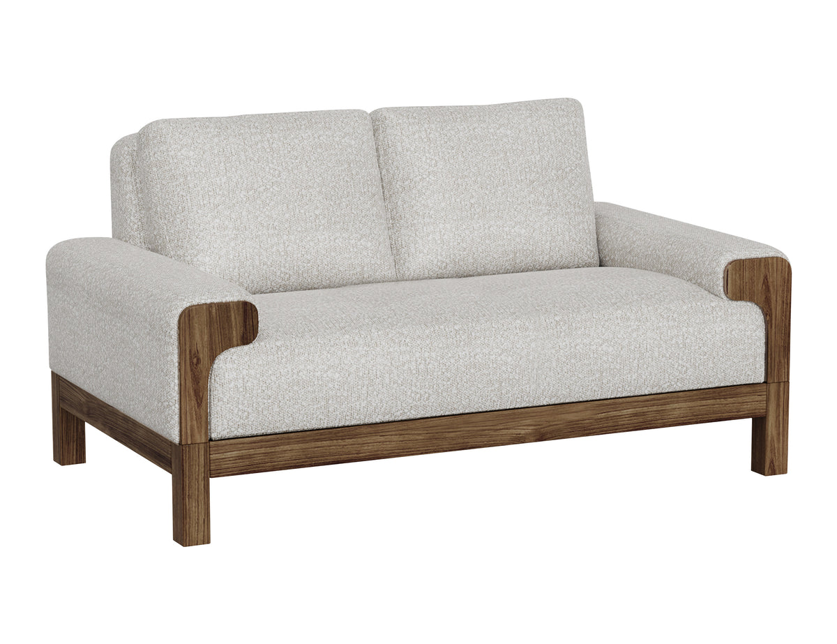 Sedona Loveseat, Beige, Wooden Frame & Base - IUP966-LOV-101