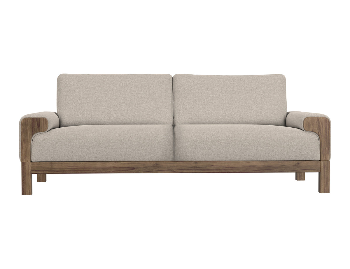 Sedona Sofa, Beige, Wooden Frame & Base 2 cushions
