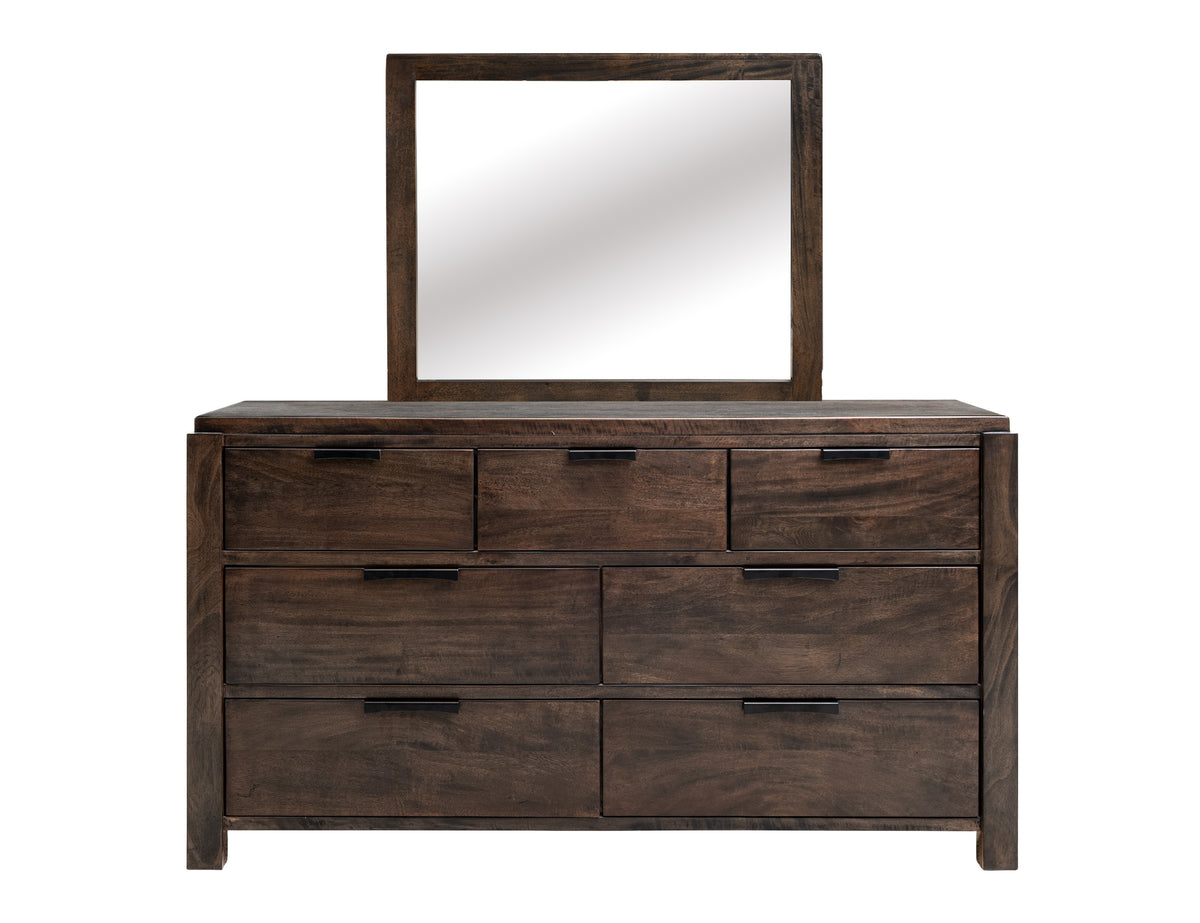 Raramuri Dresser, Black, 7 Drawer