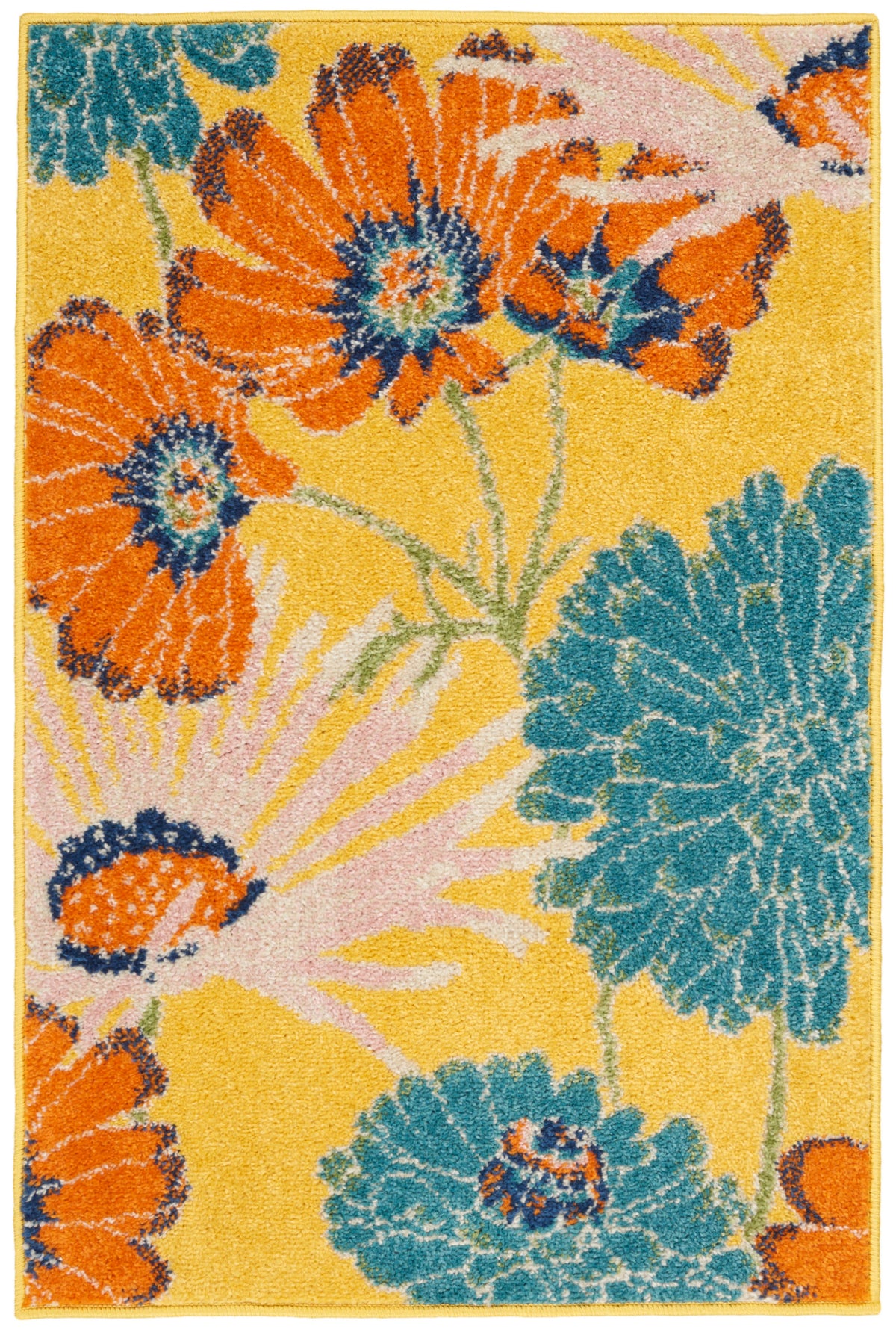Allur ALR06 Yellow Multicolor Rug