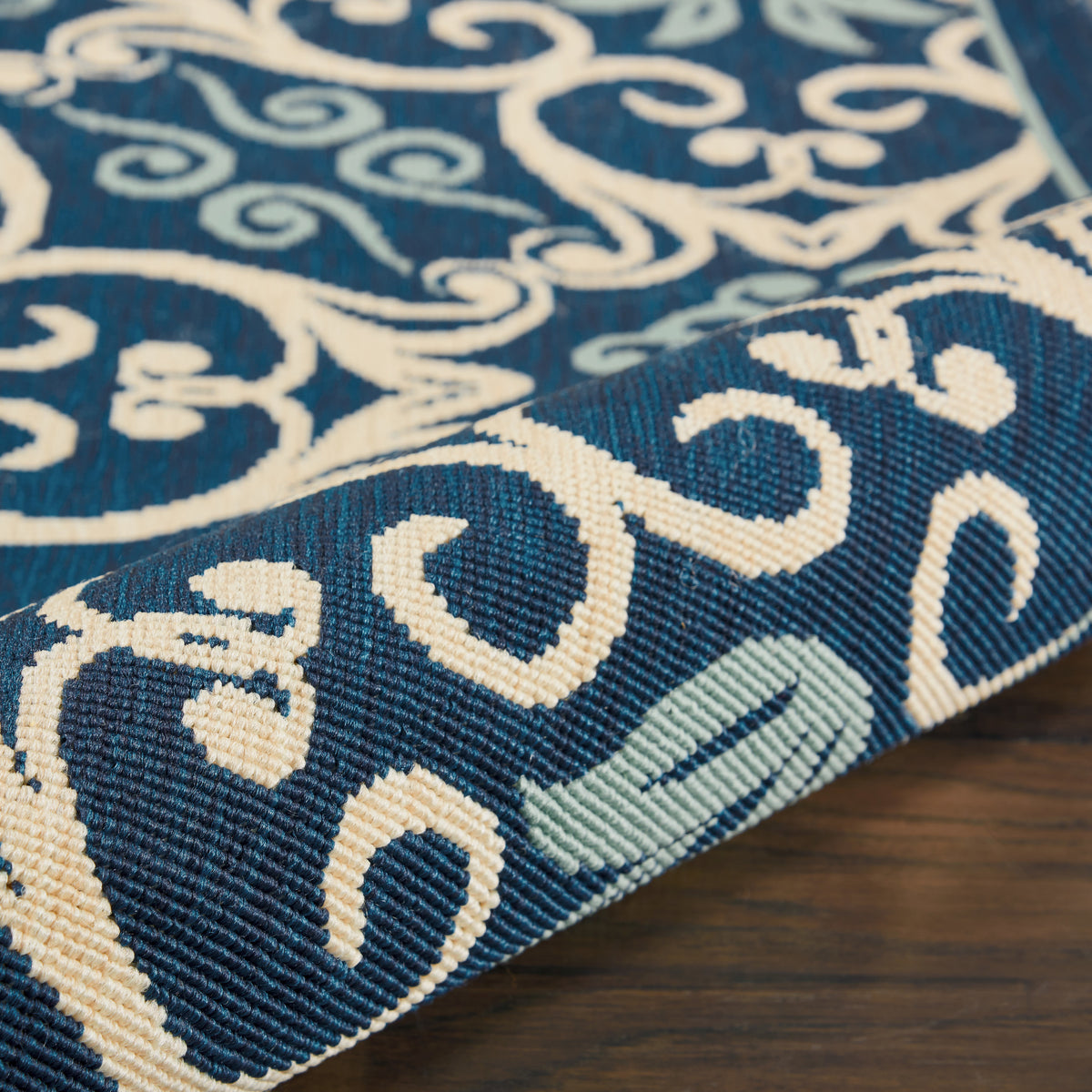 Caribbean CRB02 Navy Rug