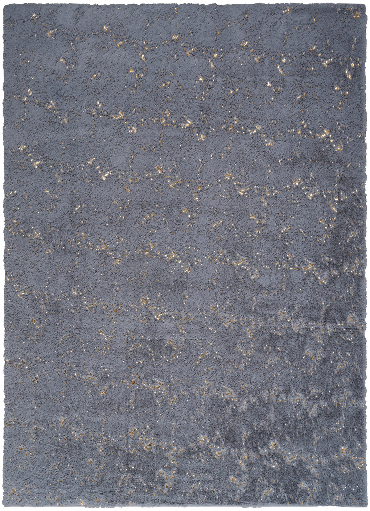 Cozy Shimmer CSH01 Slate Gold Rug
