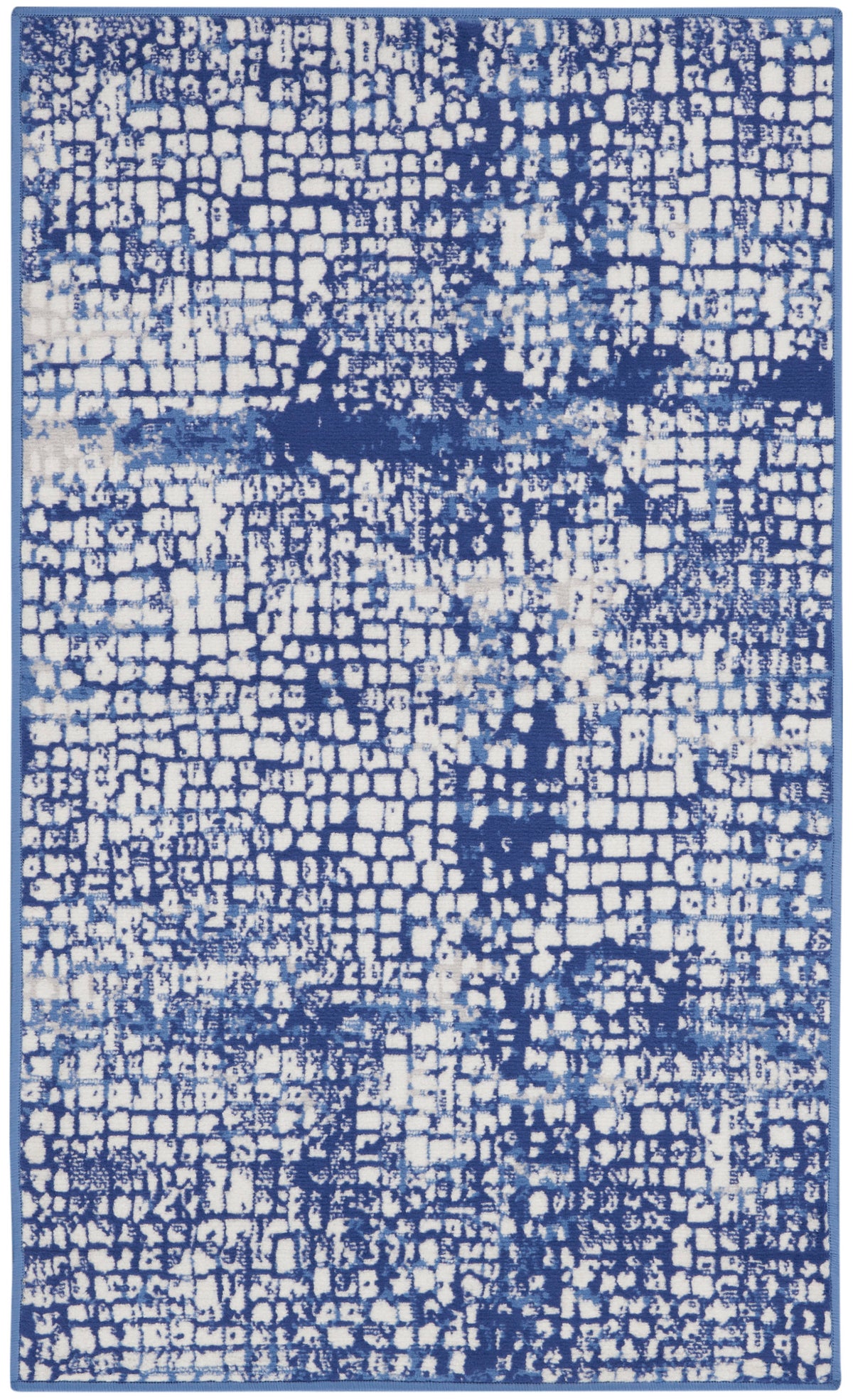 Whimsicle WHS07 Ivory Navy Rug
