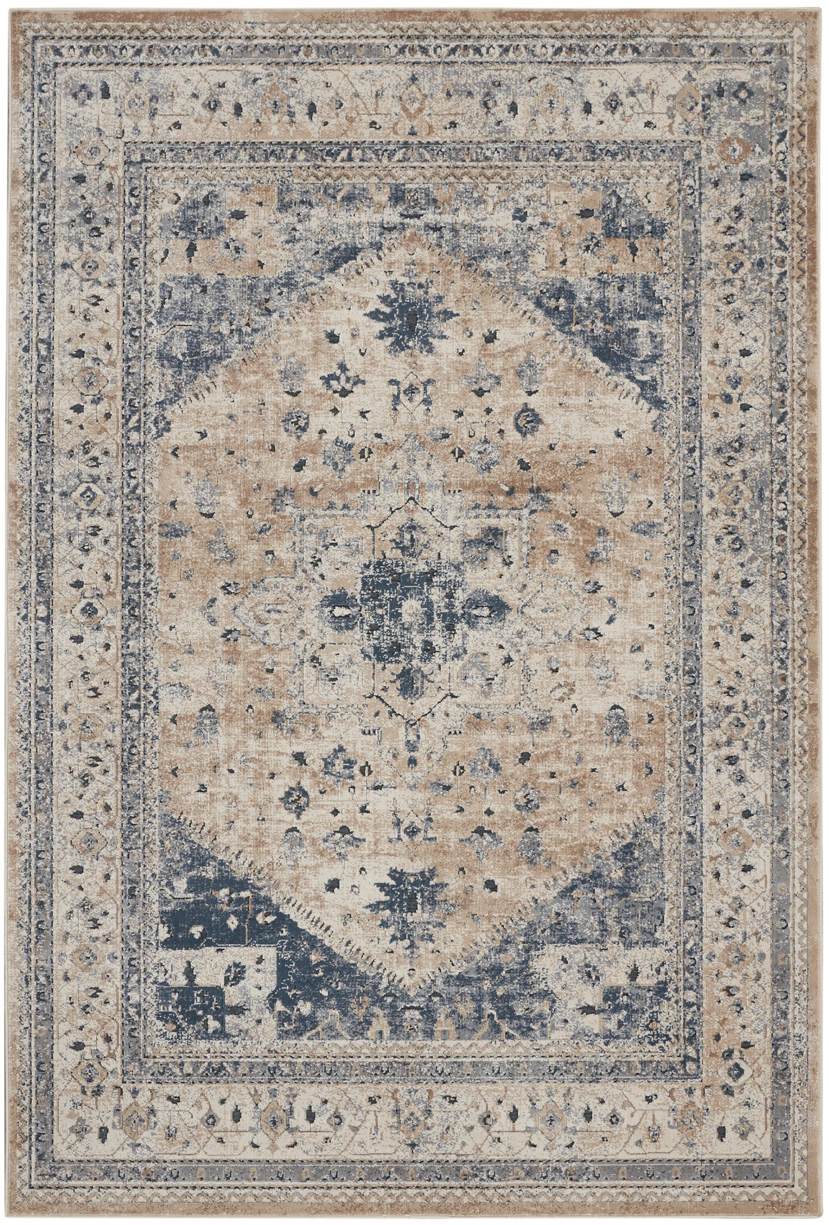 Malta MAI02 Beige Blue Rug