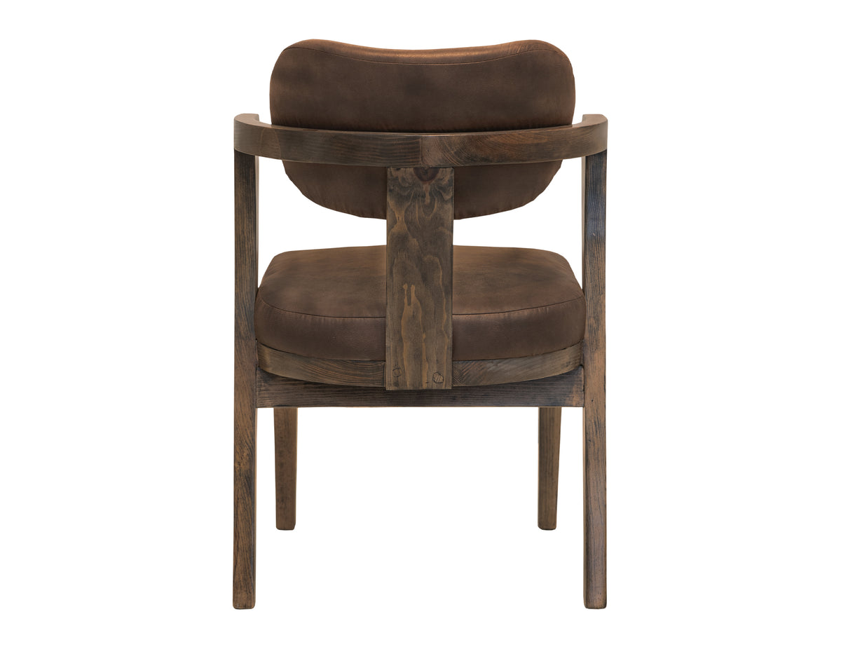 Zaphiro Upholstered Chair, Brown - IFD5951CHUBN