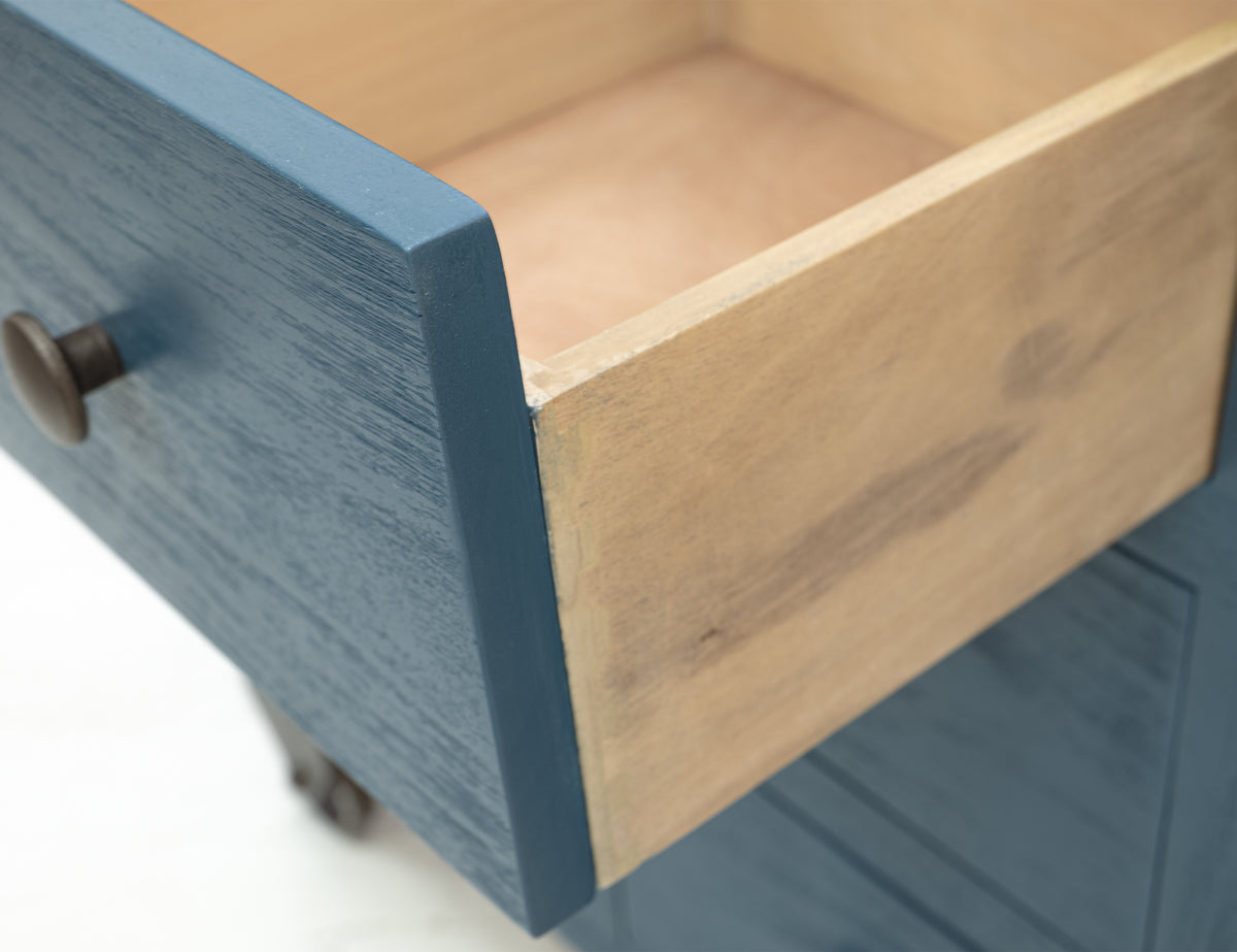 Oslo Console, Blue, 12 Drawer