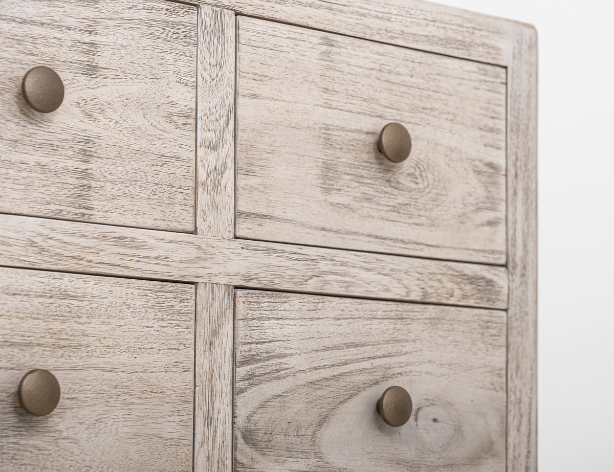 Oslo Console, White, 12 Drawer
