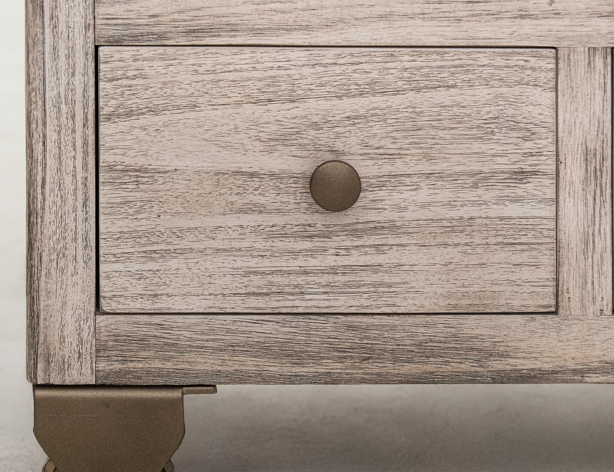 Oslo Console, White, 12 Drawer