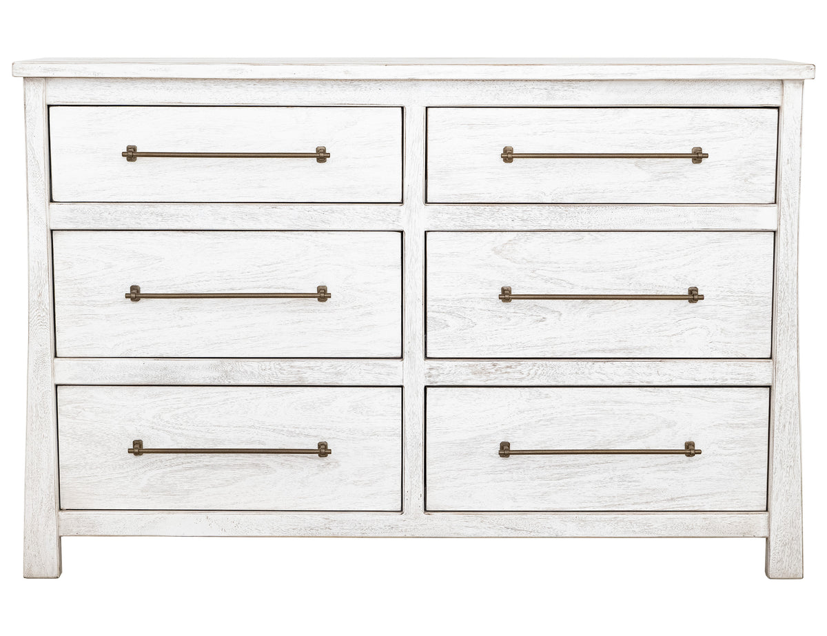 White Roots Dresser, 6 Drawer