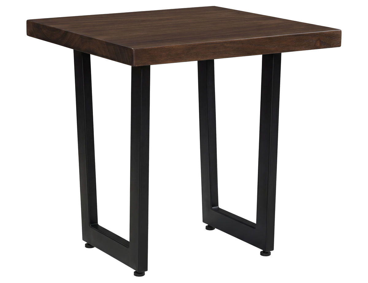 Zaphiro End Table, Brown - Parota