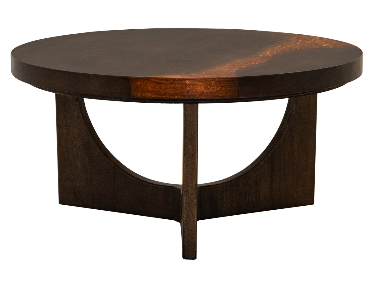 Raramuri Cocktail Table, Black - Mango & Resin