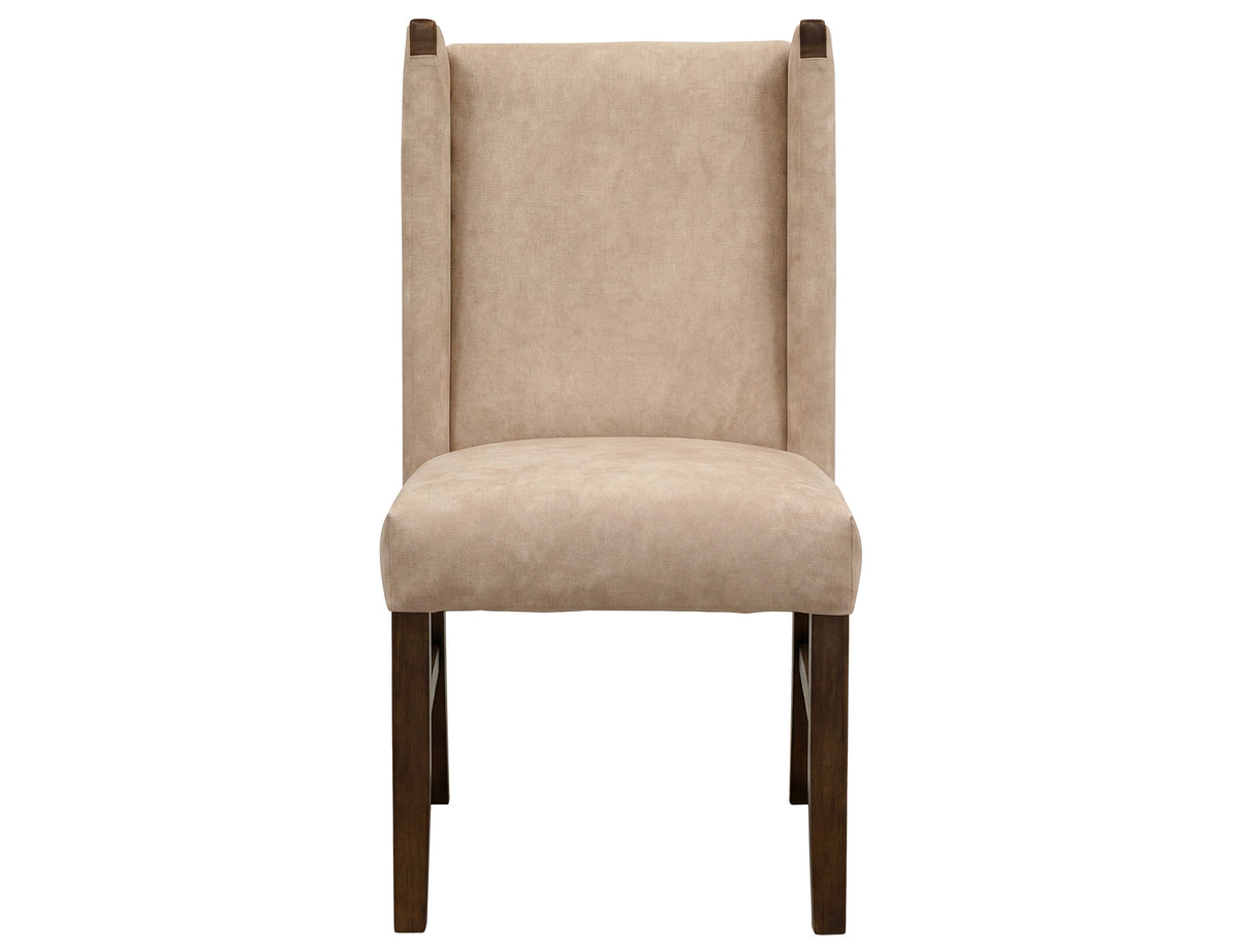 Forge Upholstered Chair, Ivory, Poly Suede - IFD5821CHU