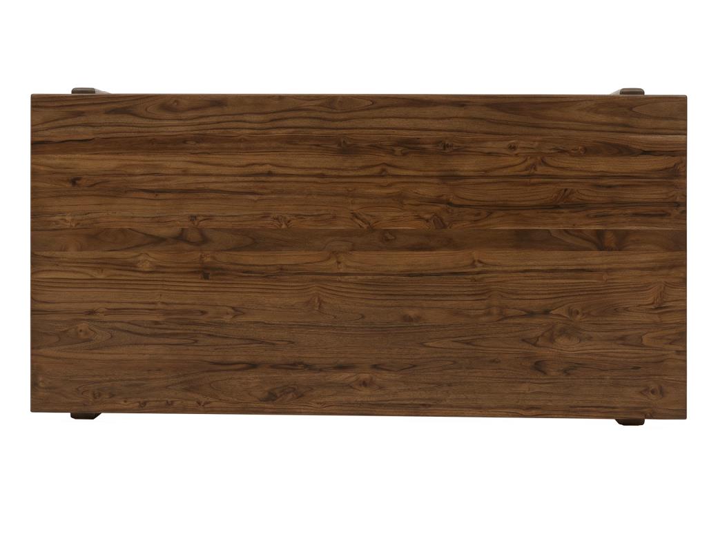 Silver, Rectangular Dining Table