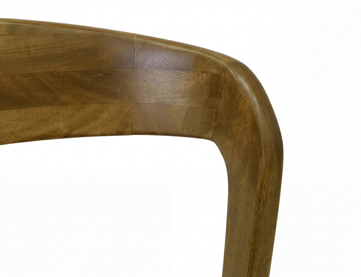 Silver Barstool, Brown, 24"