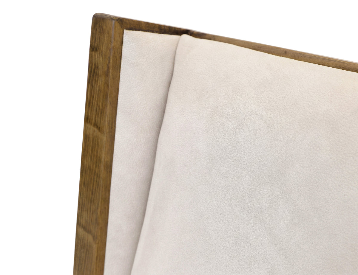 Silver Upholstered Chair, Ivory, Poly Suede - IFD6472CHU