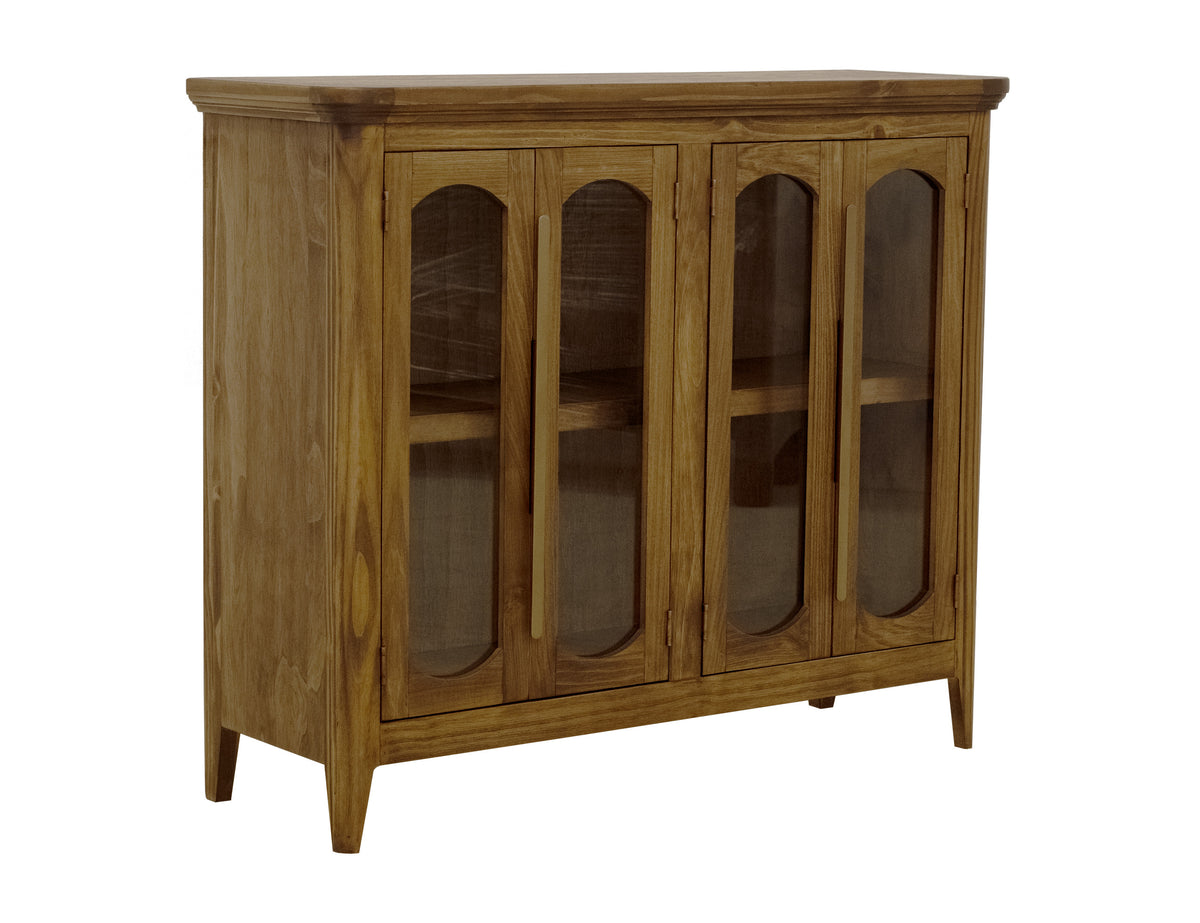 Brava Collection Console, Brown, 4 Door