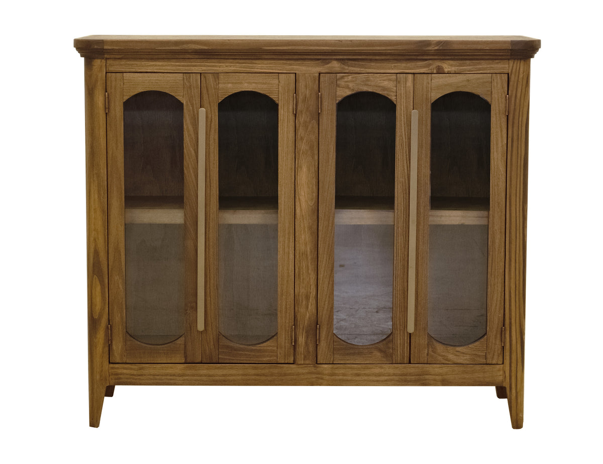 Brava Collection Console, Brown, 4 Door