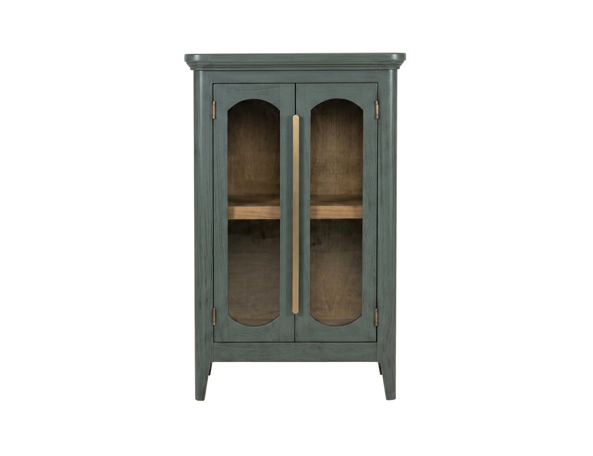 Brava Collection Console, Green, 2 Door