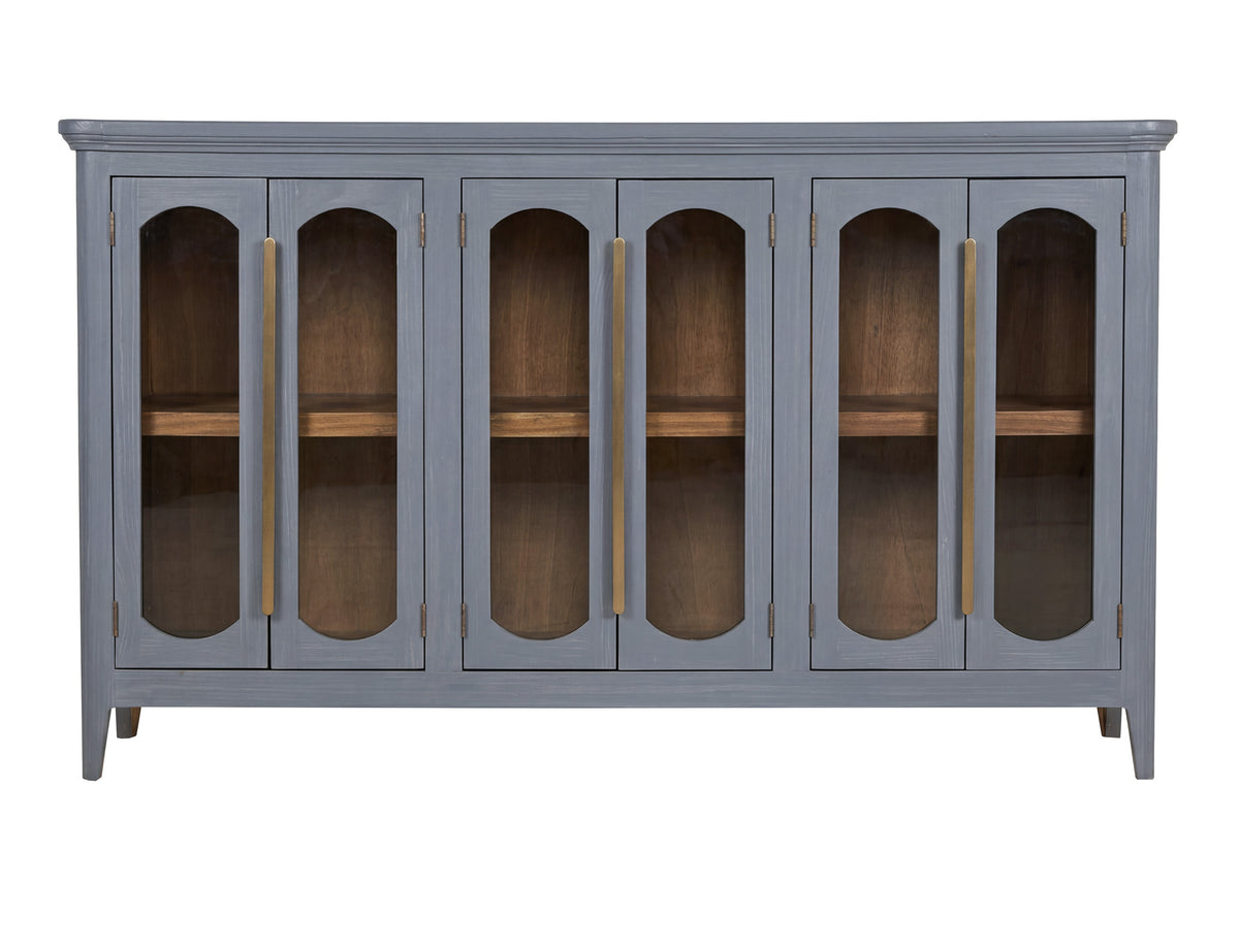Brava Collection Console, Blue, 6 Door