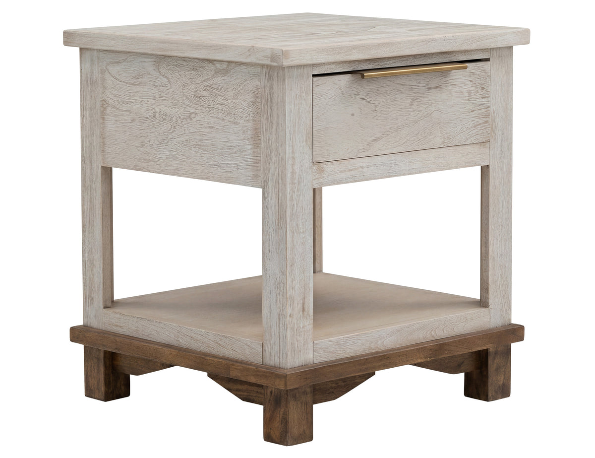 Golden Loft End Table, 1 Drawer