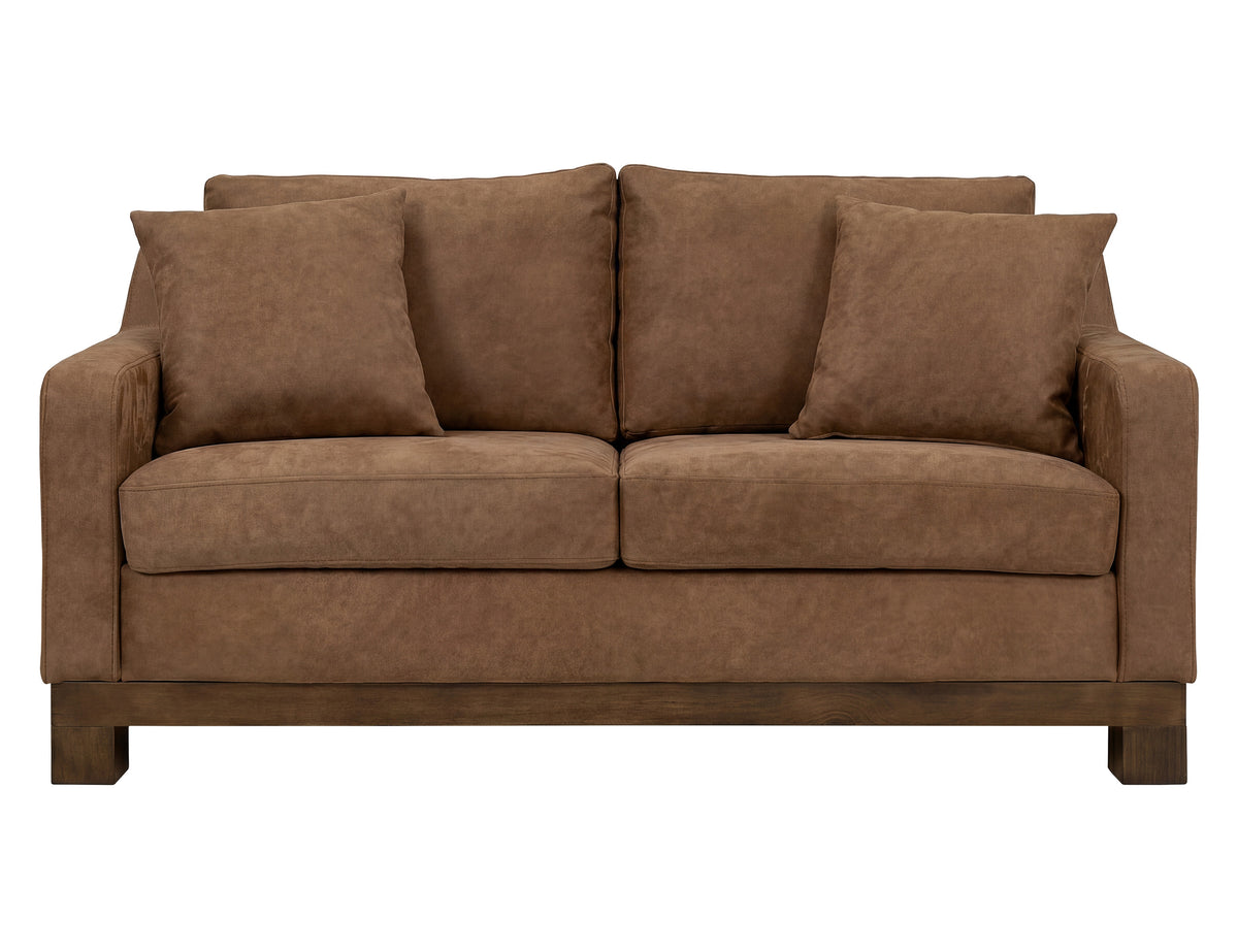 Zaphiro Loveseat, Brown