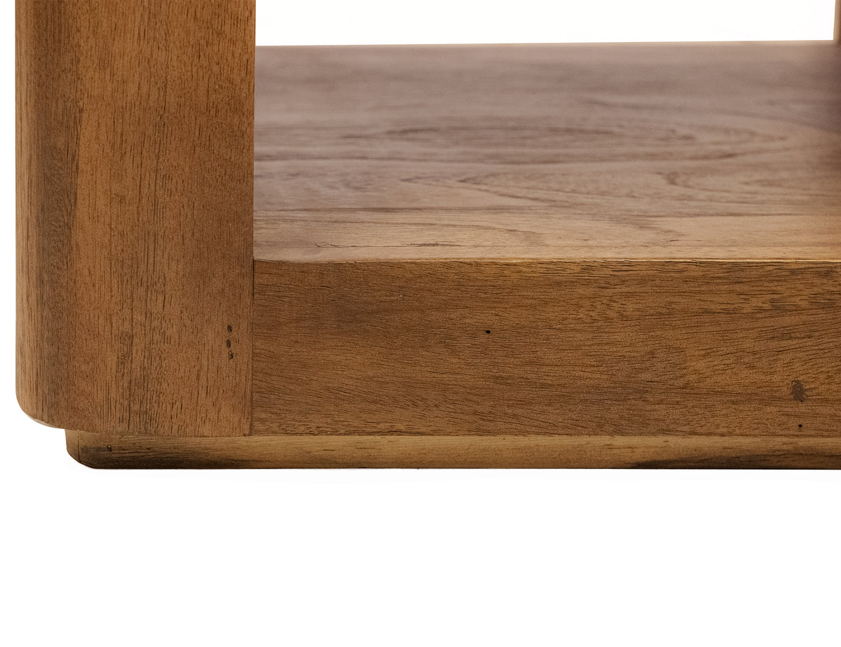Balam Chairside Table, Brown, 1 Shelf - IFD4223CST