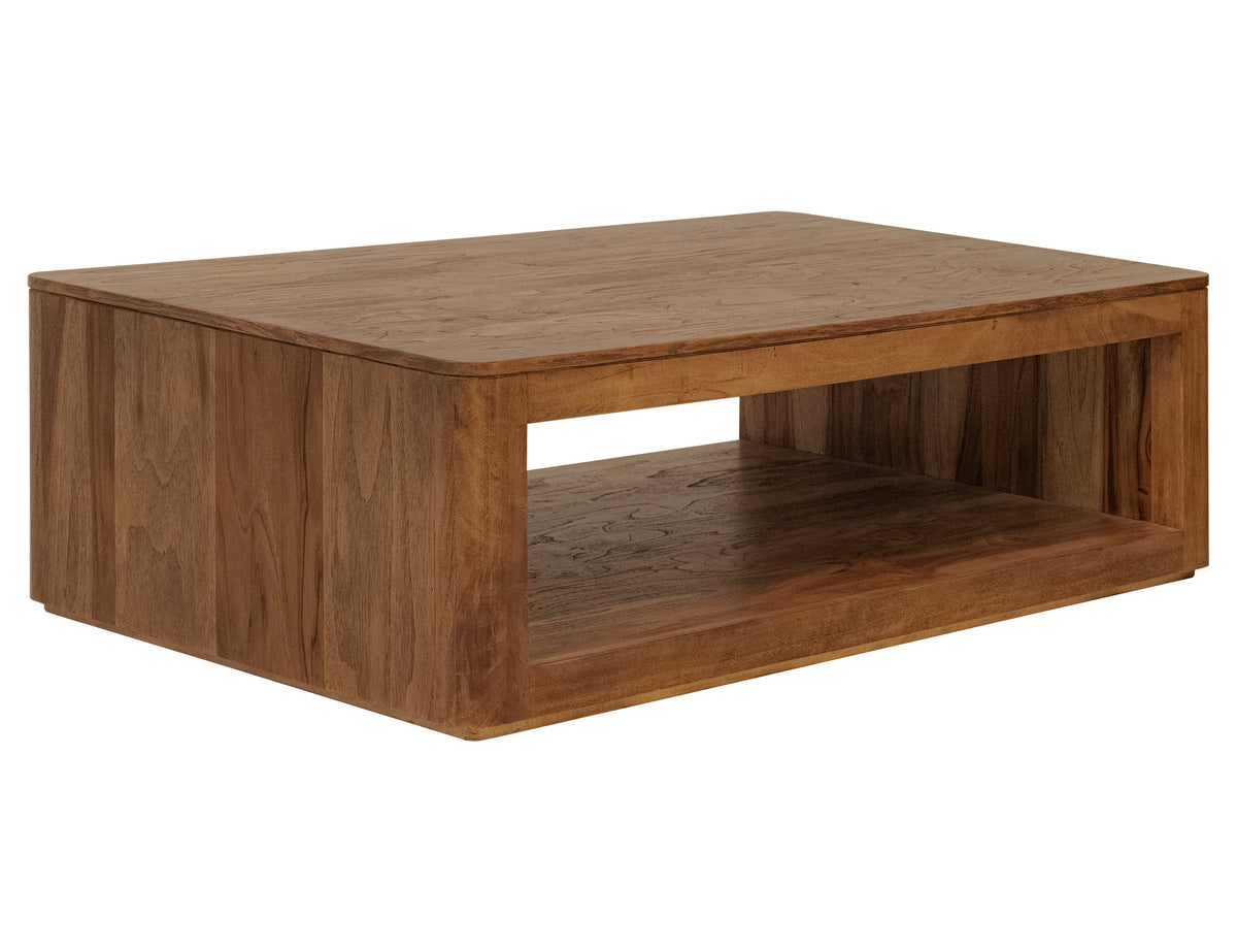 Balam Cocktail Table, Brown, 1 Shelf - IFD4223CKT