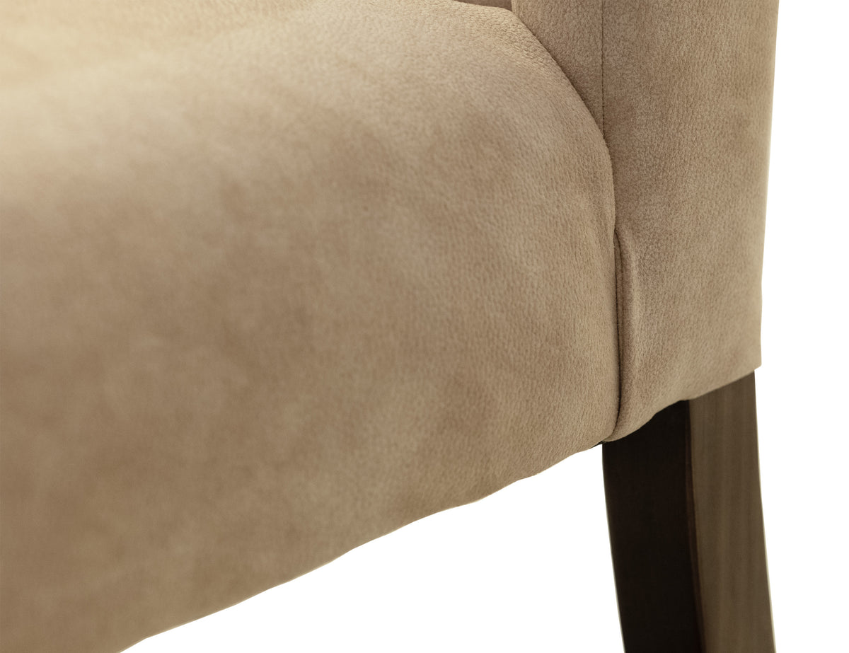 Forge Upholstered Chair, Ivory, Poly Suede - IFD5821CHU
