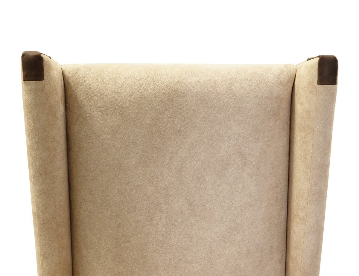 Forge Upholstered Chair, Ivory, Poly Suede - IFD5821CHU